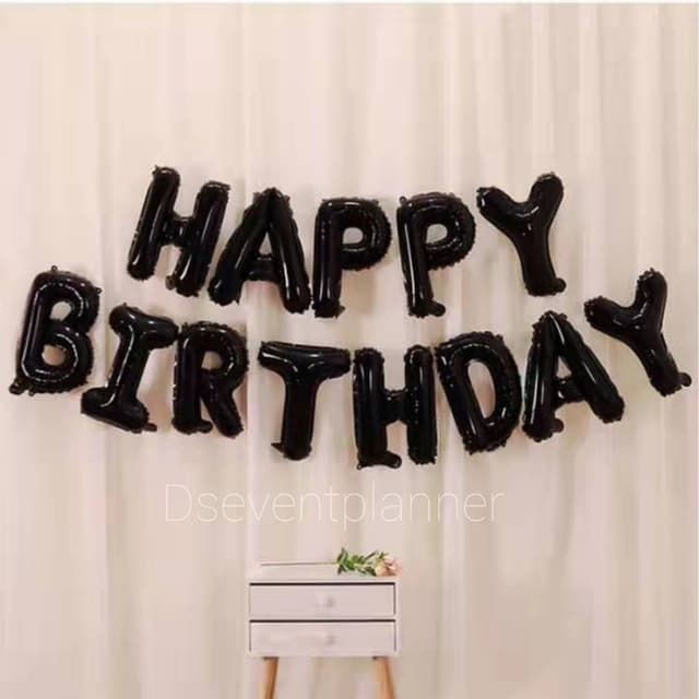 Foil balloons HBD